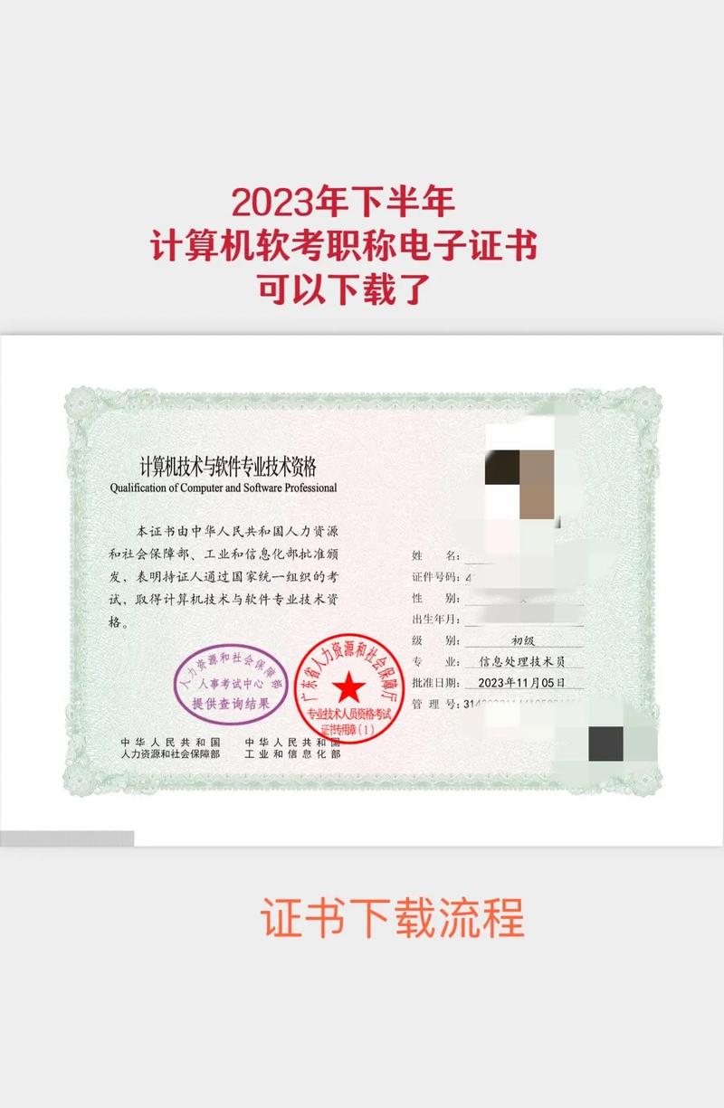 2023下半年計算機軟考電子證書開放下載，職場進階與咨詢服務雙管齊下